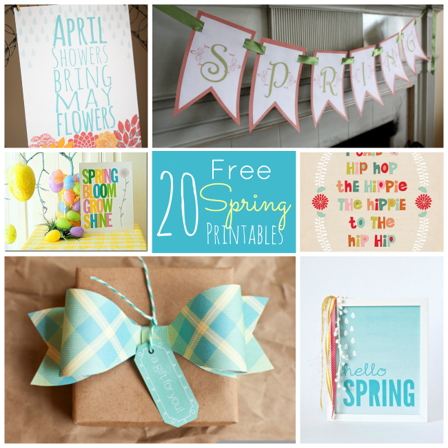 20 Free Spring Printables