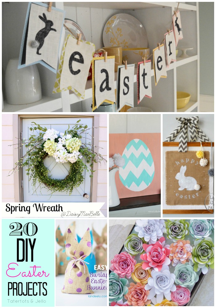 20 diy easter projects at tatertots and jello