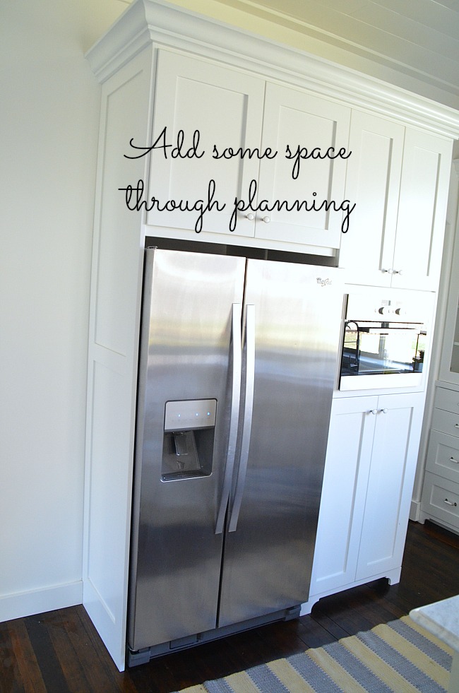 add some space through planning