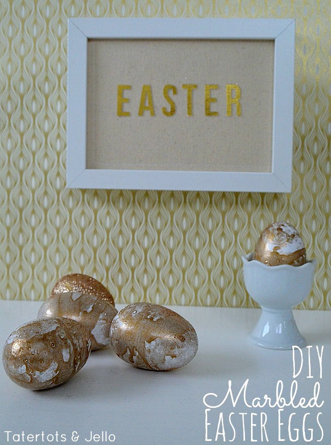 diy marbled easter eggs tutorial at tatertots and jello