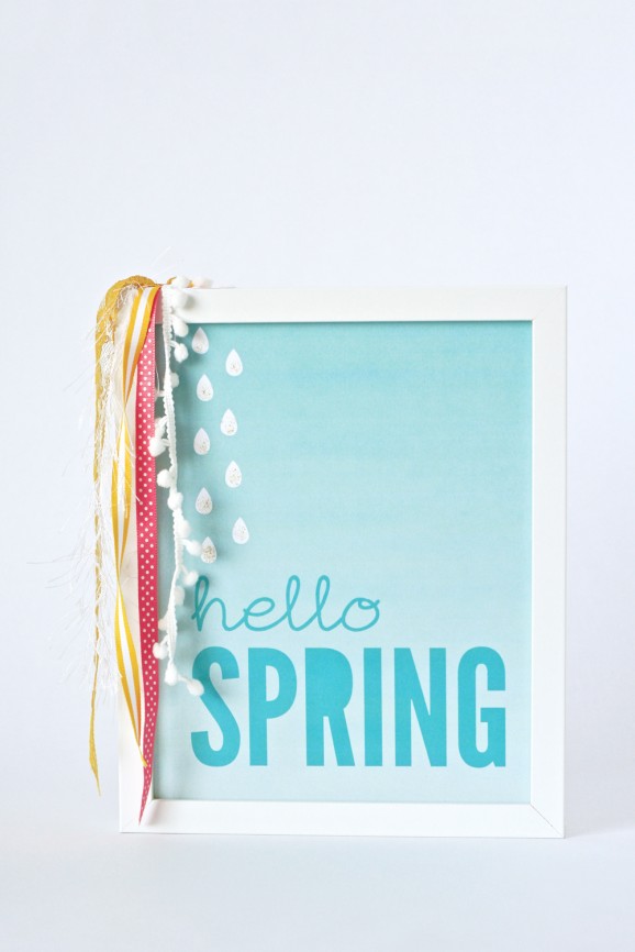 hello spring printable