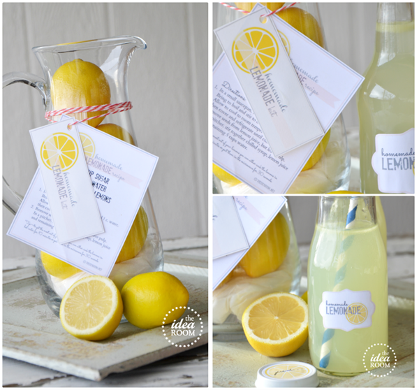 spring lemonade printables