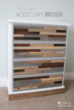 DIY Wood Shim Dresser Tutorial!!