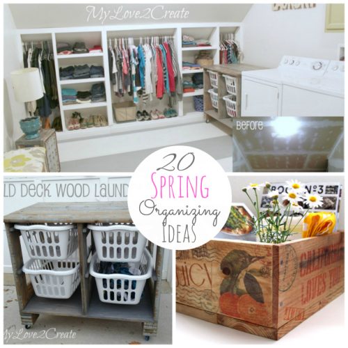Great Ideas -- 20 Spring Organizing Projects!