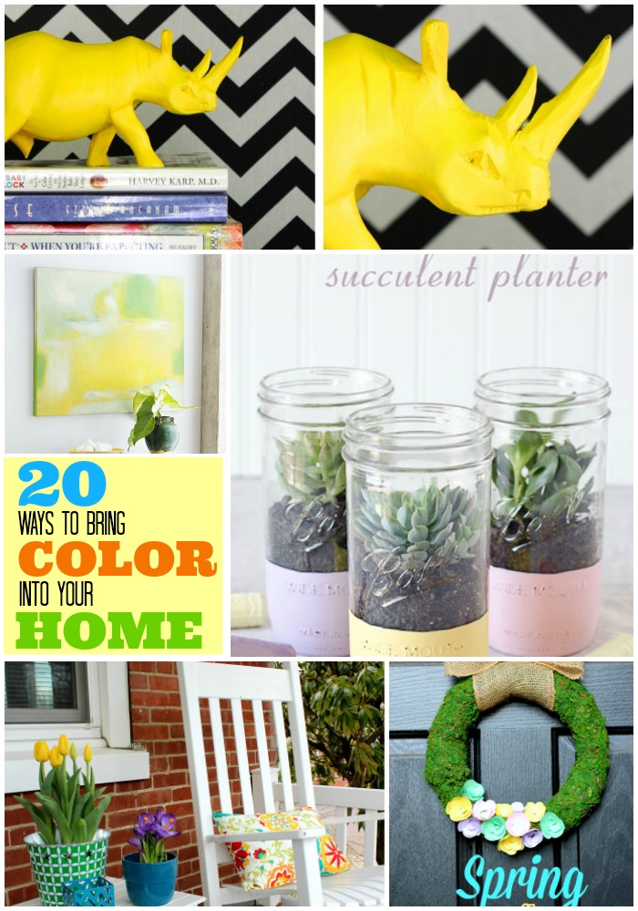20 ways to bring color into your spring decor