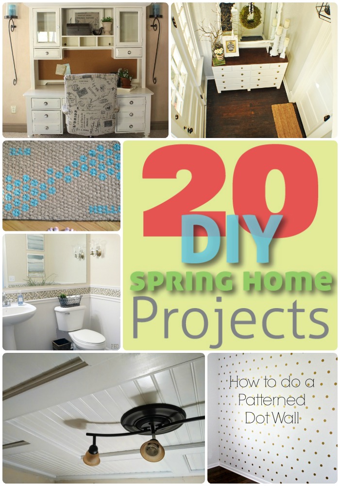 Great Ideas  20 Spring Home  DIY  Projects  