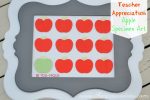 Teacher Appreciation Apple Specimen Art