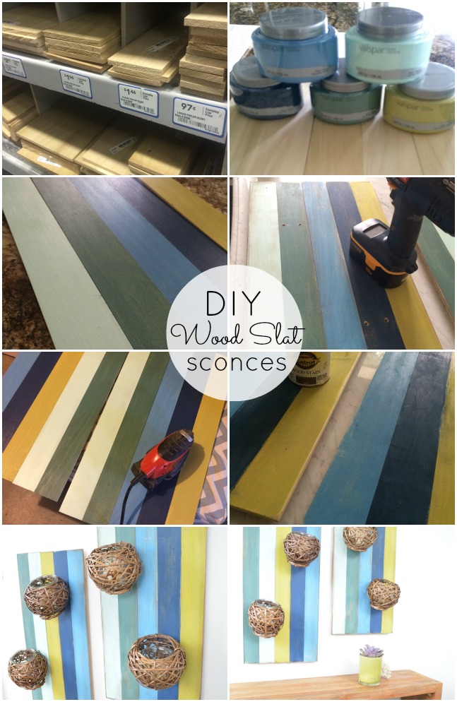 diy wood slat sconces tutorial at tatertots and jello