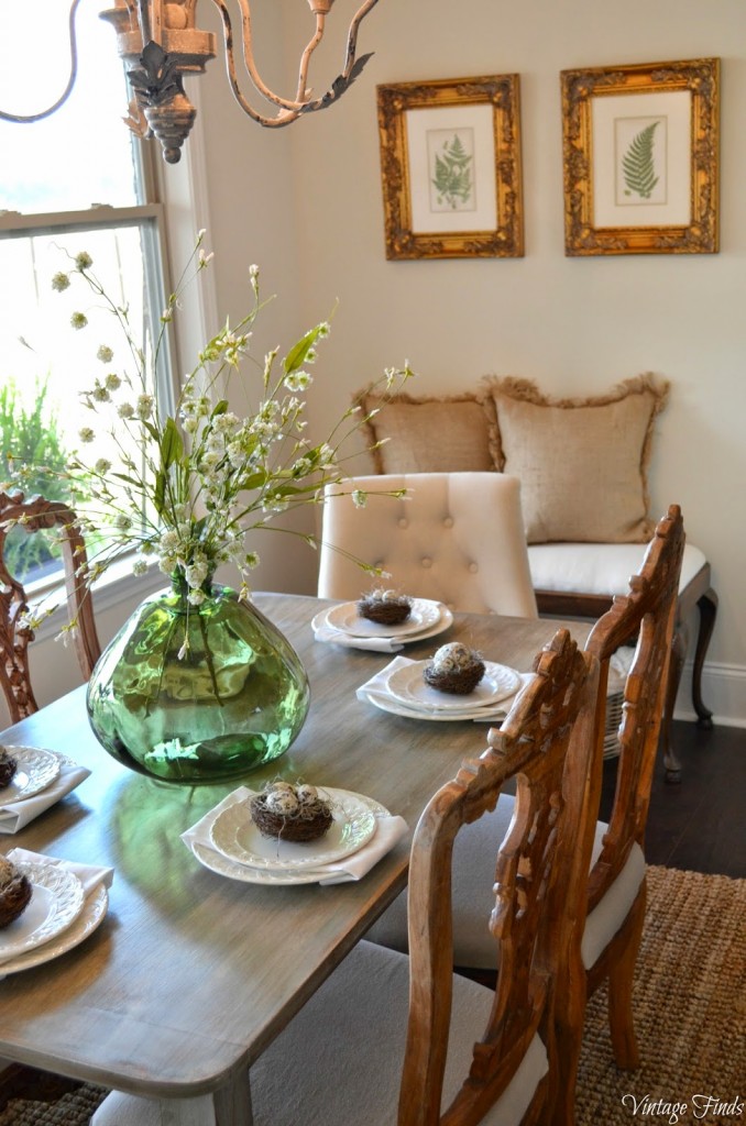 spring kitchen nook