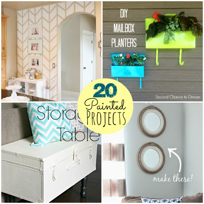 20 painted projects at tatertots and jello