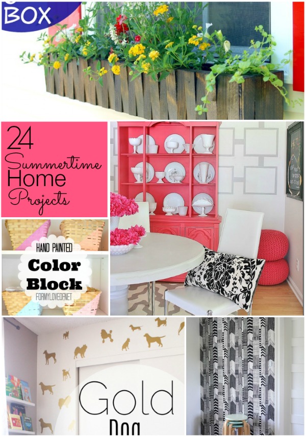 24 summertime home diy projects