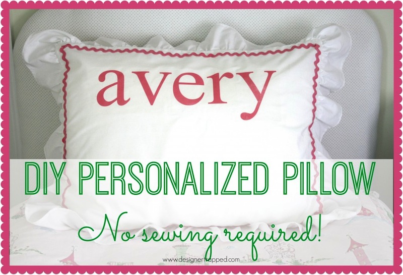 DIY Personalized Pillow