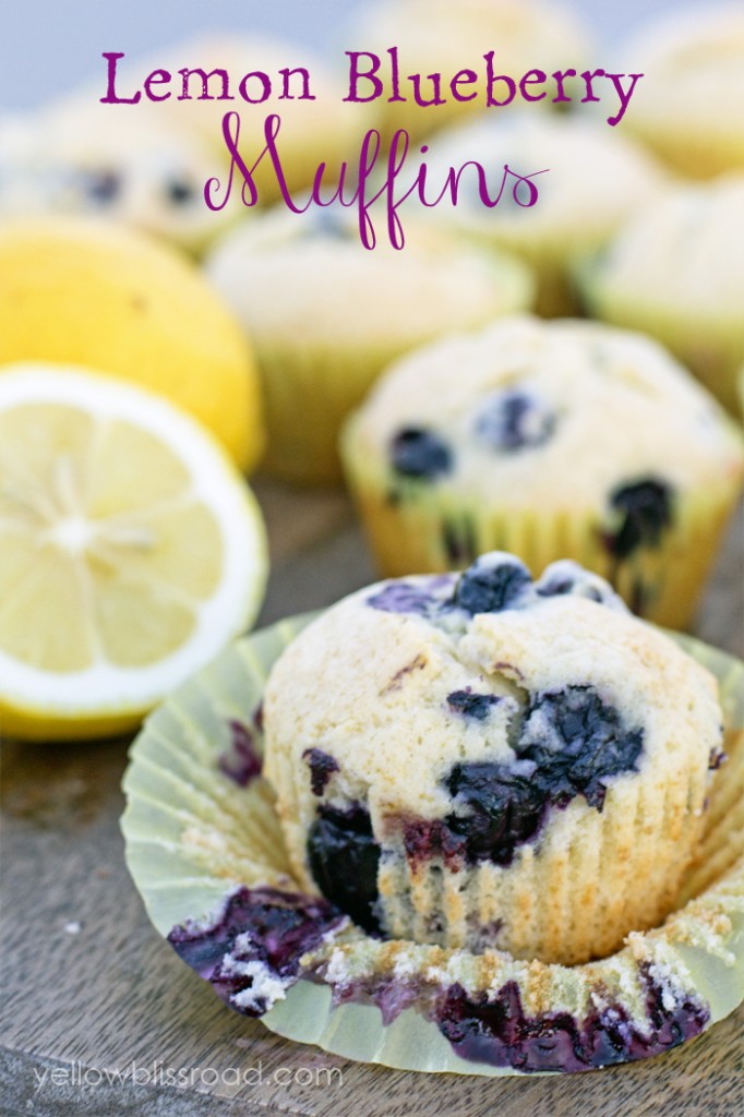 Lemon Blueberry Muffins title