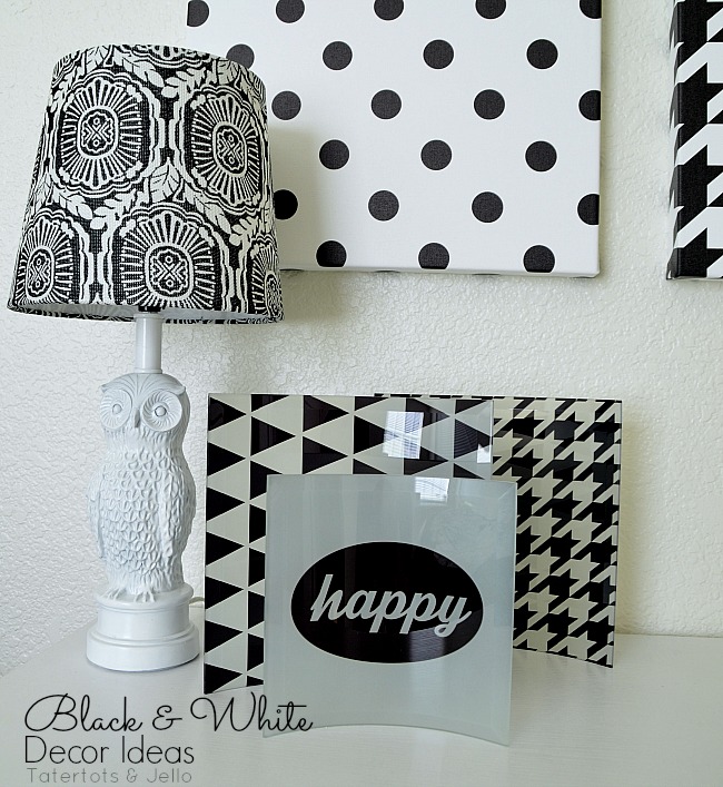black and white decor ideas