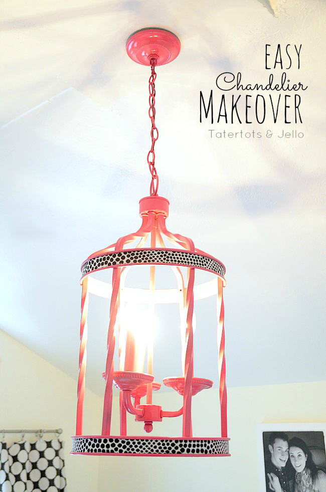 easy chandelier makeover at tatertots and jello