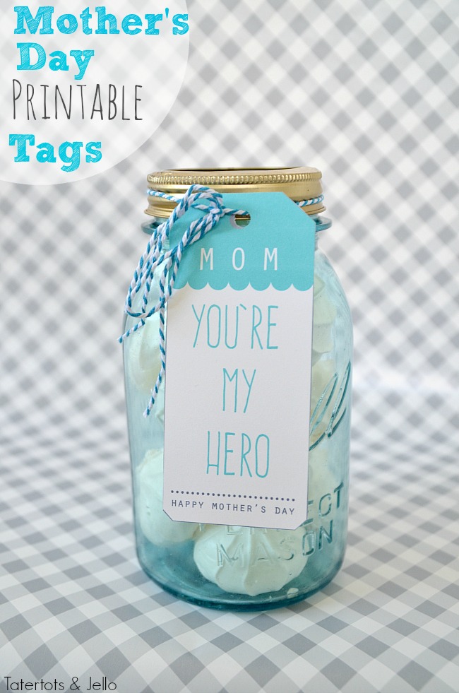 mother's day free printable tags at tatertots and jello