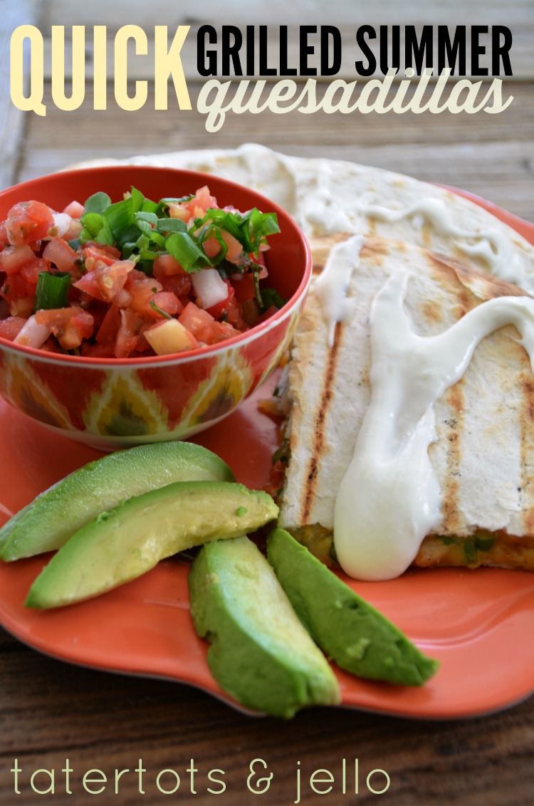 Quick Grilled Quesadillas