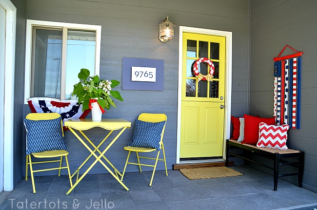 1905Cottage Fourth of July Porch