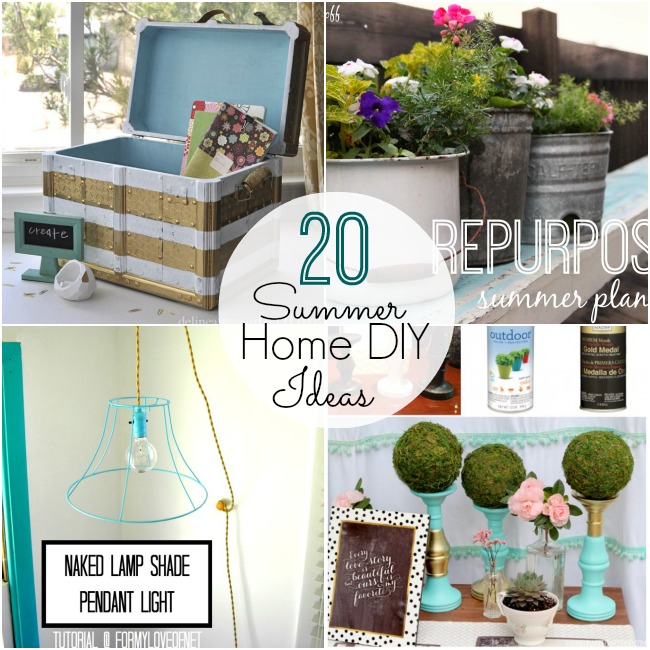 20 summer home diy ideas