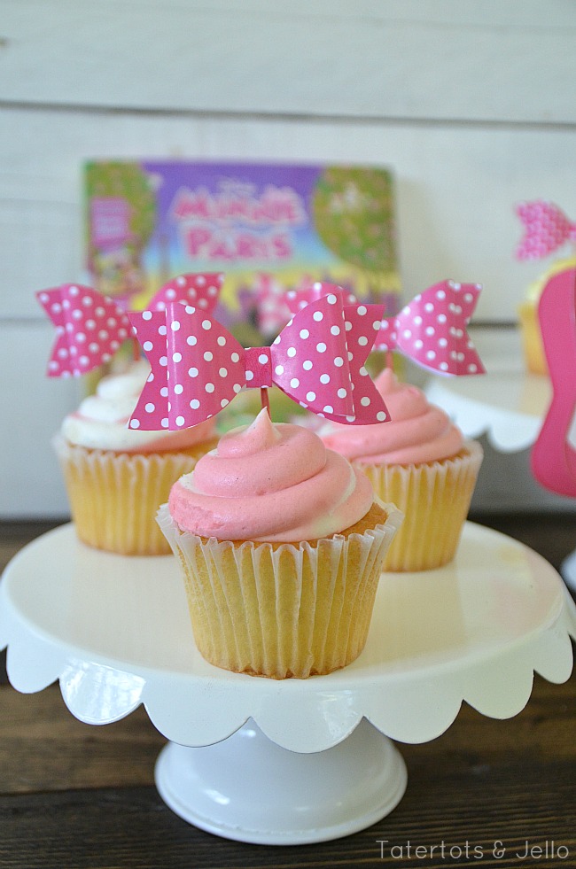 minnie mouse printable cupcake toppers