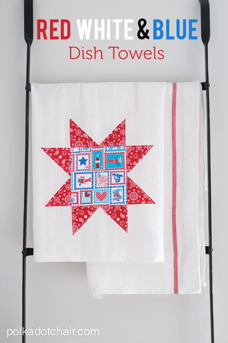 red-white-and-blue-dishtowels