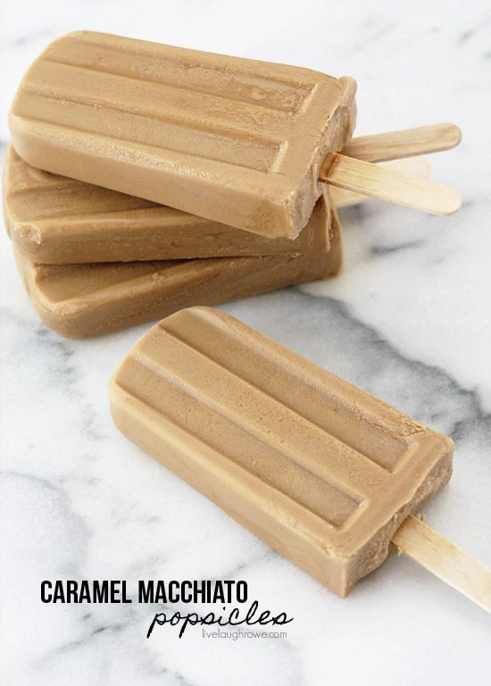 Caramel Macchiato Popsicles