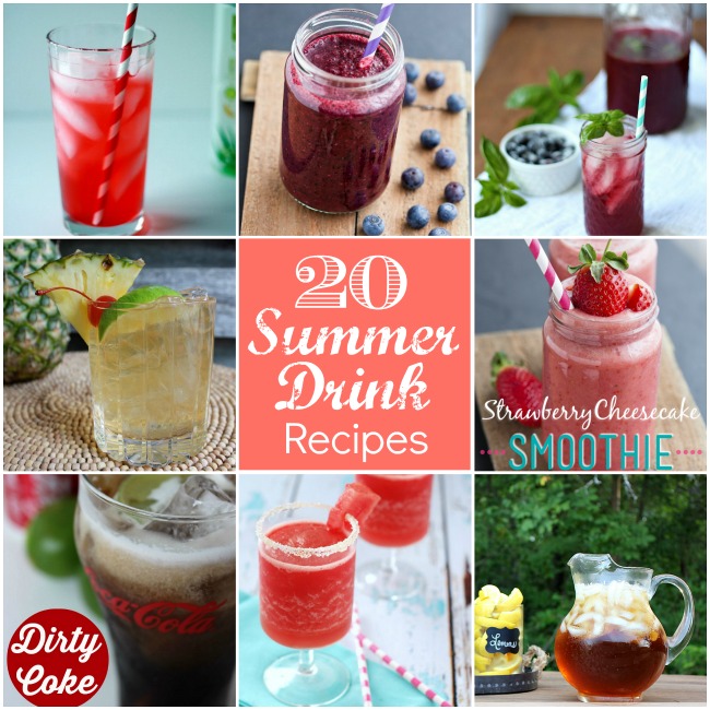 20 summer drink recipes at tatertots and jello