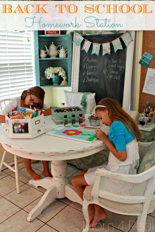 Back-To-School-Homework-Station