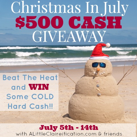 Christmas In July Giveaway at ALittleClaireification.com 2