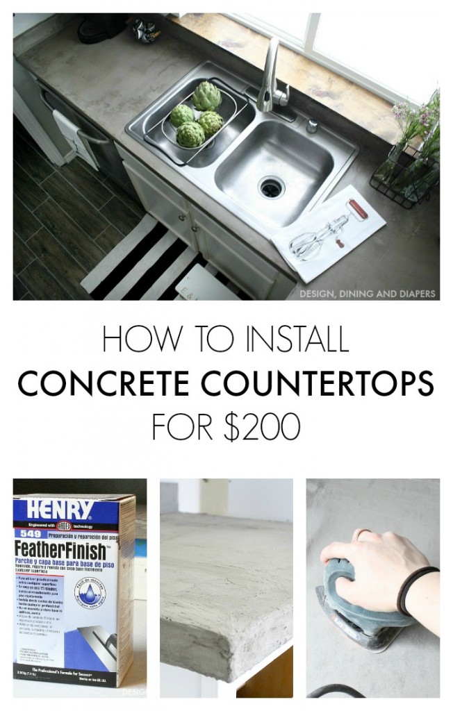 How-to-Install-Faux-Concrete-Countertops-Using-Ardex-Feather-Finish-Entire-kitchen-costs-her-200-designdininganddiapers.com_