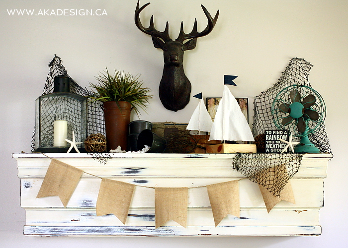 nautical-beachy-summer-mantel