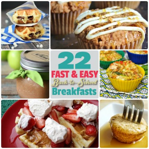 Great Ideas -- 22 Fast and Easy Back to School Breakfast Ideas!