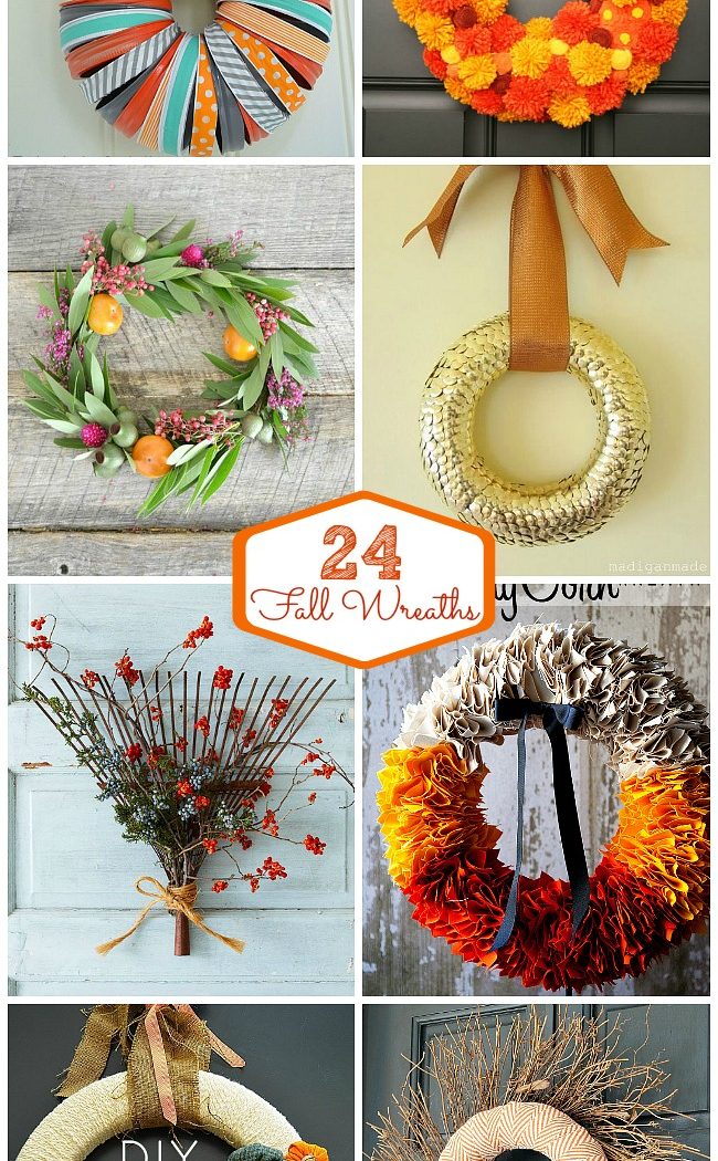 24 DIY Fall Wreaths