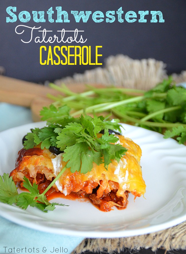 Southwestern Tatertots Casserole