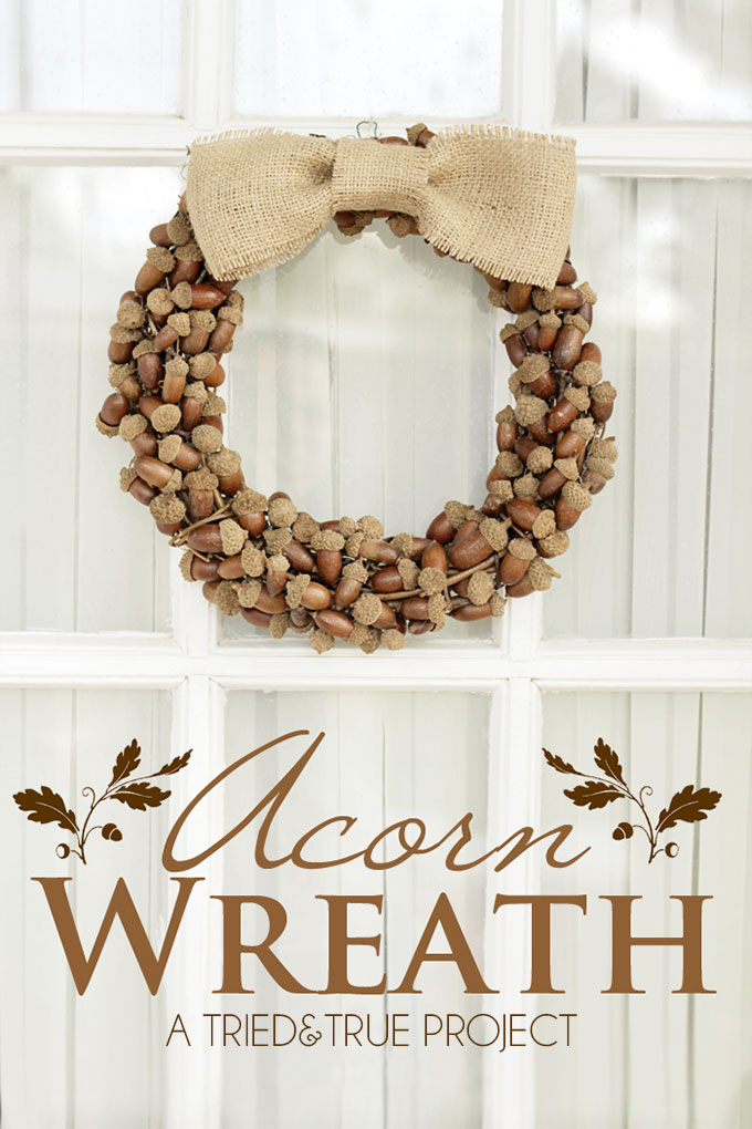 fall acorn wreath