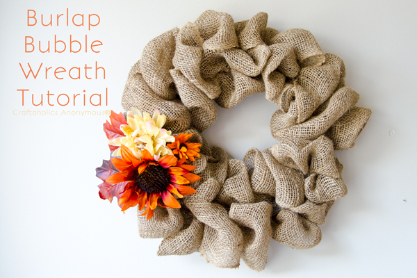 fall bubble wreath