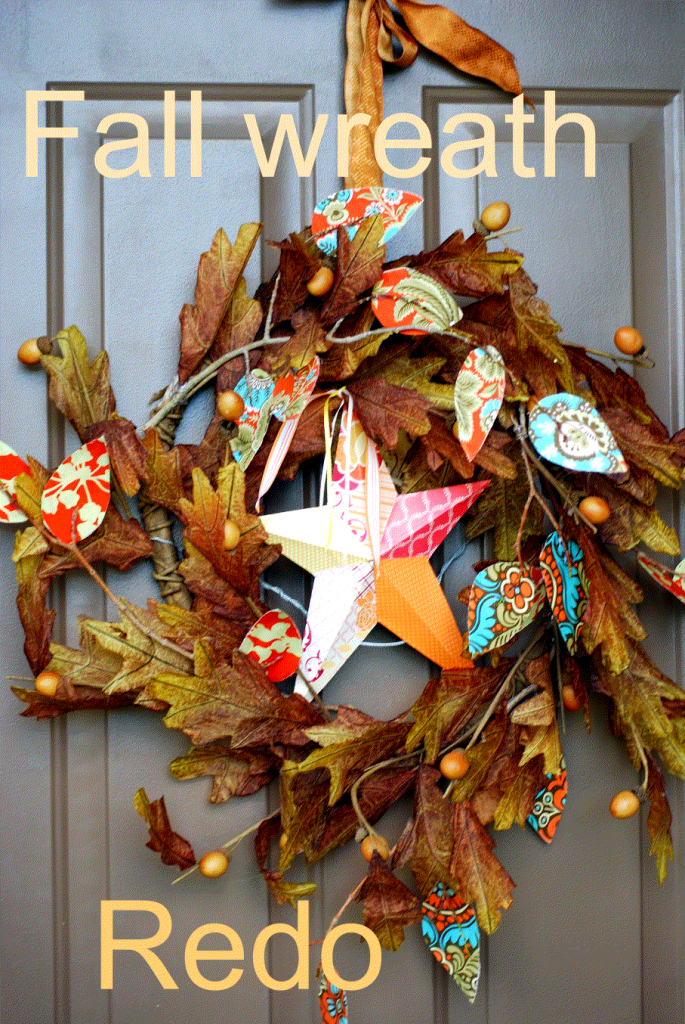 fall wreath redo