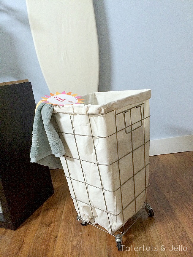 laundry basket on wheels from Better Homes and Gardens