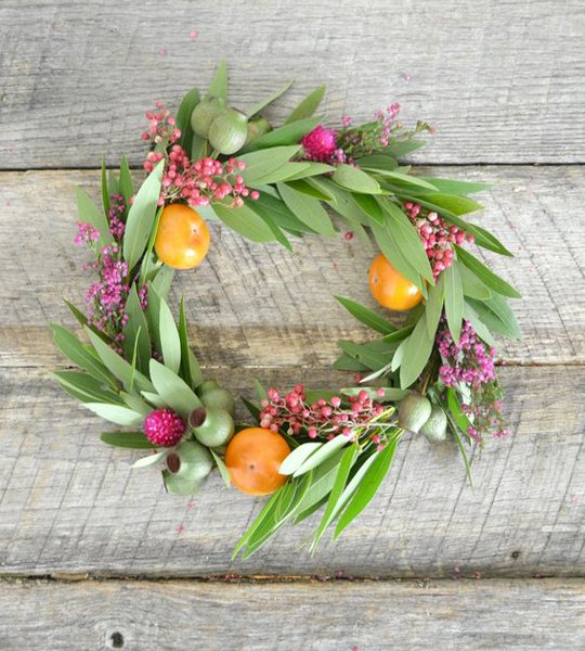 pretty fall wreath