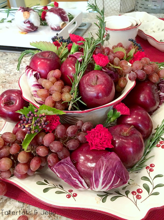 winter simple centerpiece idea