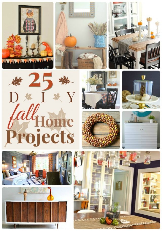 Great Ideas -- 25 DIY Home Fall Projects!