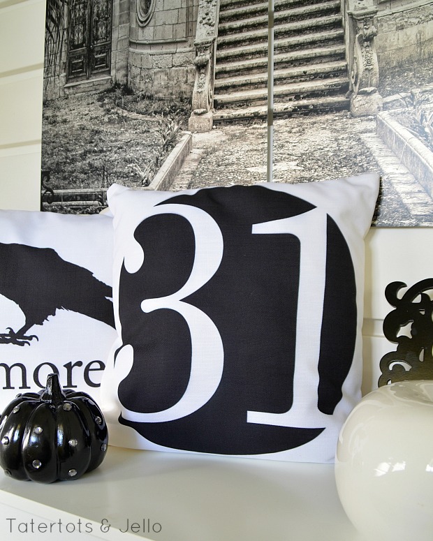 31 pillow halloween printable at tatertots and jello