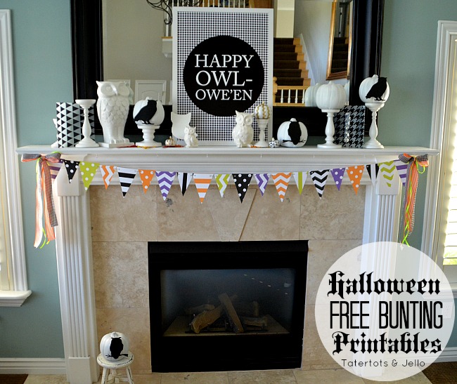 Free Halloween Pennant Printables!