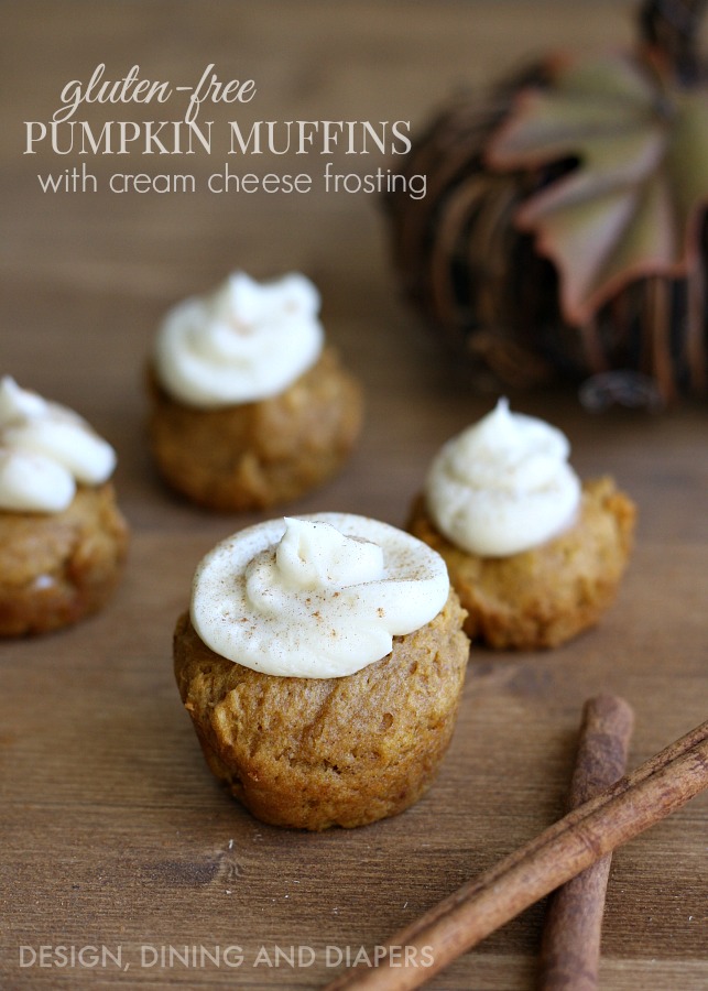 Gluten-Free-Pumpkin-Muffins-With-Cream-Cheese-Frosting-