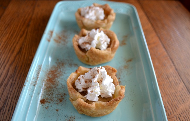 How to make Mini Pumpkin Pies. This recipe is a family favorite passed down through generations. Bite-sized pumpkin pies make a wonderful dessert or holiday appetizer.