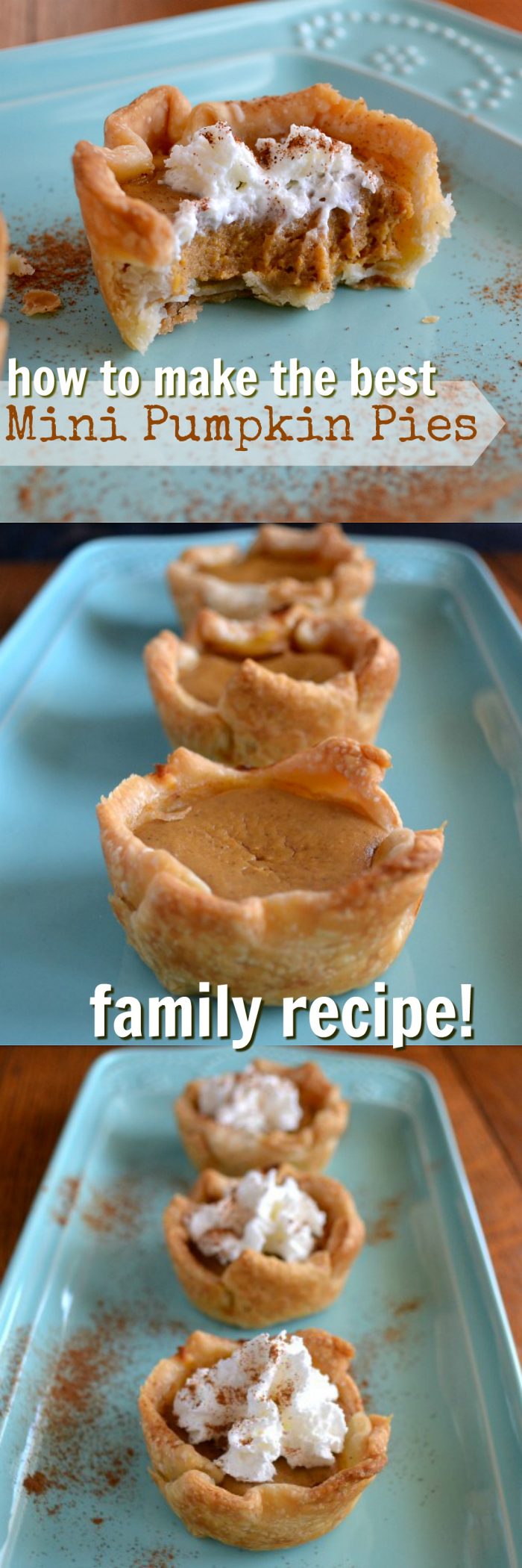 how to make grandma's mini pumpkin pies!