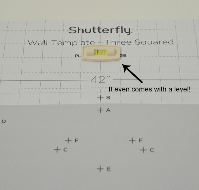 level is included with the create a wall kit