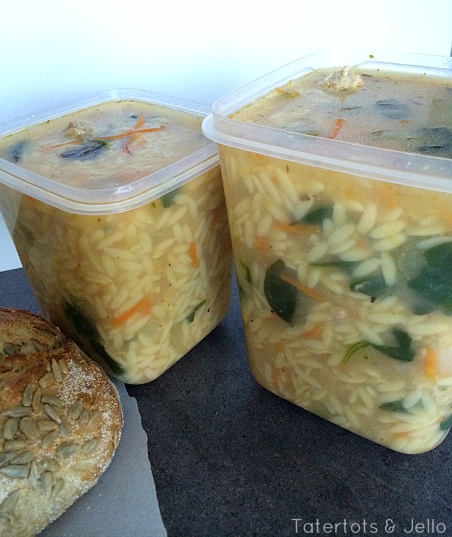 orzo soup containers
