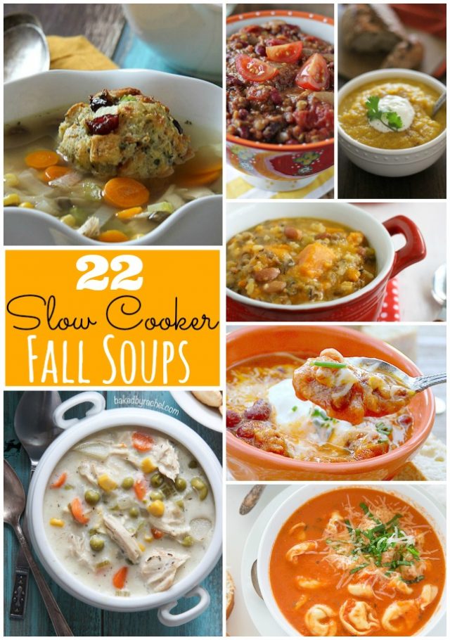 22 Slow Cooker Soup Recipes for Fall! Tatertots and Jello