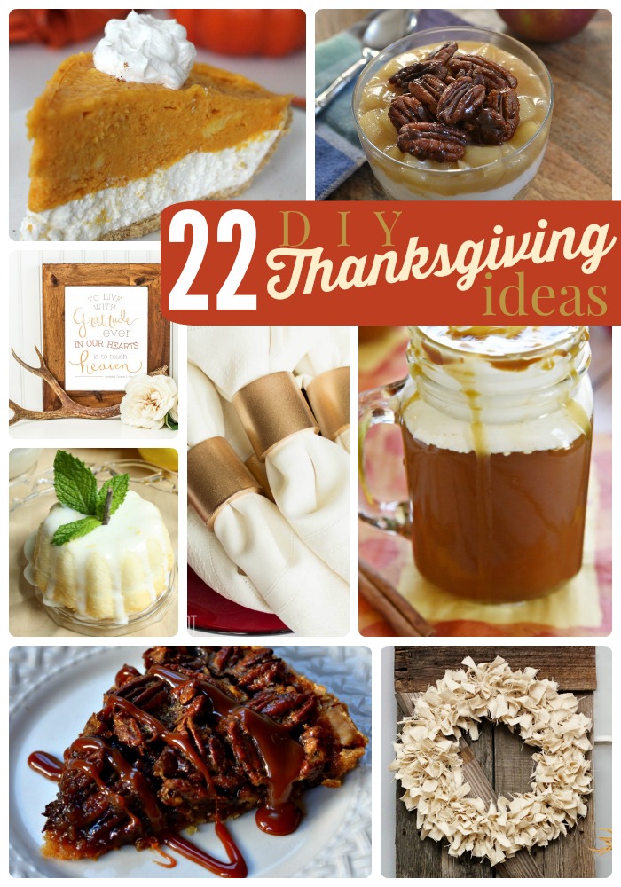 Great Ideas — 22 DIY Thanksgiving Ideas!